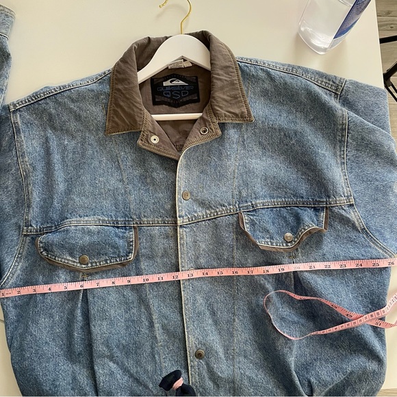 VINTAGE QUICKSILVER QSD Saltwater Denim Jacket with Pockets Size XL - Picture 12 of 15